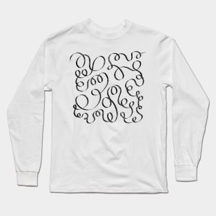 Ribbons (white) Long Sleeve T-Shirt